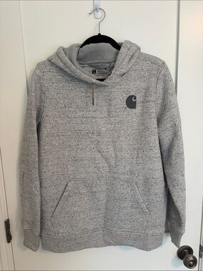 Carhartt Women’s Heather Gray Hoodie Sweatshirt